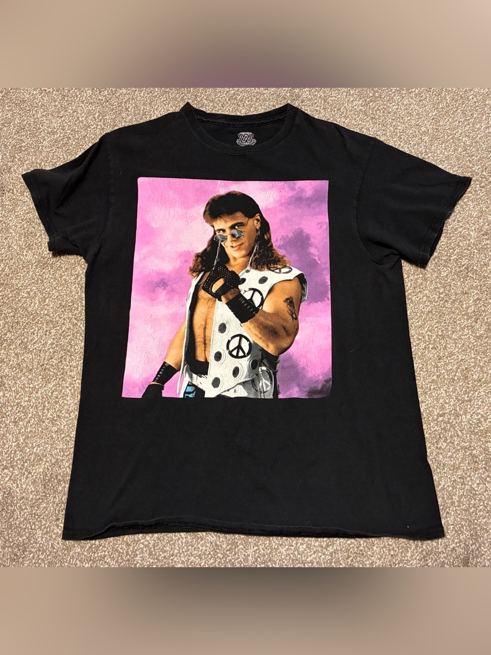 Shawn Michaels WWF HBK Ripple Junction Legends T-Shirt Sz Medium Wrestling DX